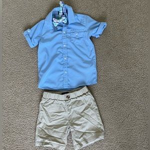 Andy and Evan Shorts, Button Down, and Bow Tie Outfit